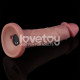 Реалістичний вібратор LoveToy Vibrating Dual Density Power Cock 8
