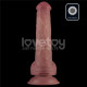 Реалістичний вібратор LoveToy Vibrating Dual Density Power Cock 9