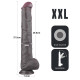 Фаллоимитатор LoveToy Dual Layered Bendable Silicone Cock XXL 14.5 Black