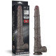 Фалоімітатор LoveToy Dual Layered Bendable Silicone Cock XXL 16 Black