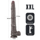 Фалоімітатор LoveToy Dual Layered Bendable Silicone Cock XXL 16 Black