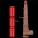 Фалоімітатор LoveToy Dual Layered Bendable Silicone Cock XXL 16 Flesh