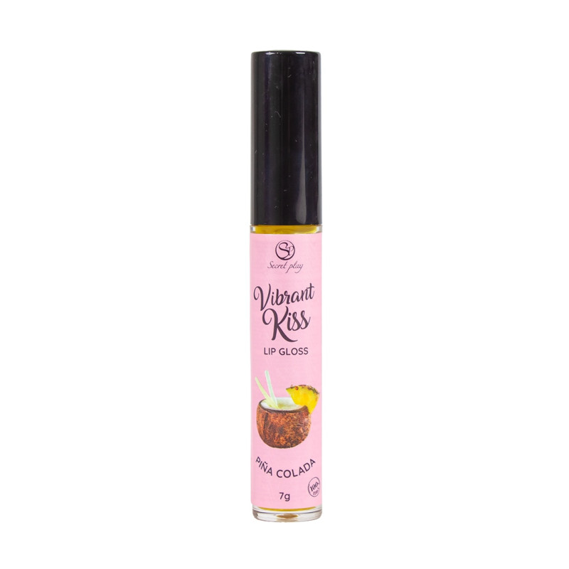 Блеск для губ с эффектом вибрации Secret Play Pina Colada Lip Gloss Vibrant Kiss