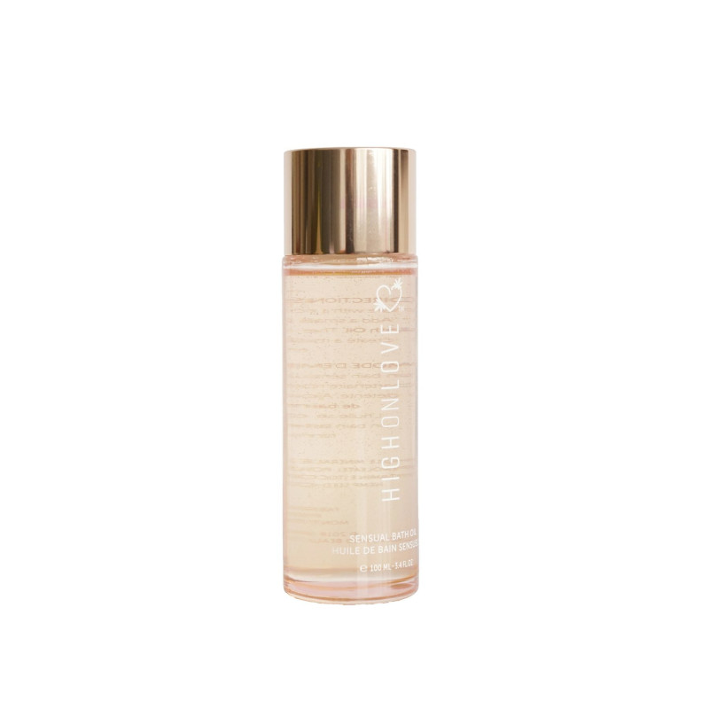 Олія для ванн HighOnLove Bath Oil - Lavender Honeybee з олією насіння конопель 100 мл