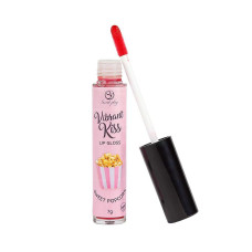 Блеск для губ с эффектом вибрации Secret Play Sweet Popcorn Lip Gloss Vibrant Kiss