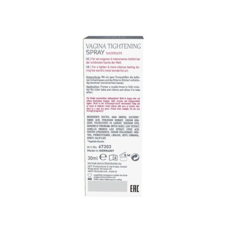 Спрей для звуження піхви Hot SHIATSU Tightening Spray 30 мл