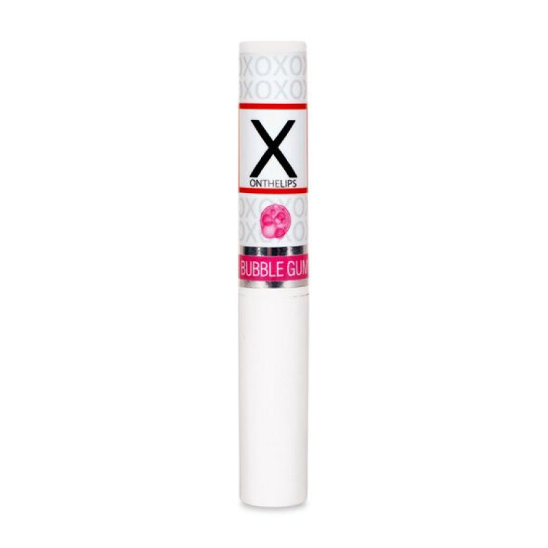 Стимулювальний бальзам для губ унісекс Sensuva – X on the Lips Bubble Gum з феромонами, жуйка
