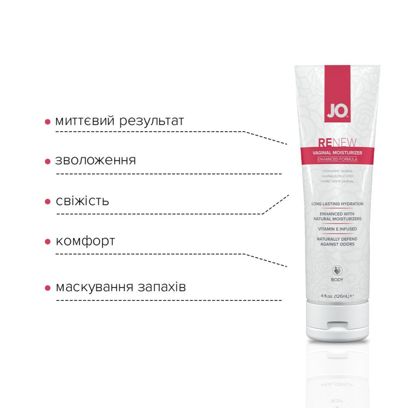 Вагінальний крем, що відновлює, System JO Renew Vaginal Moisturizer 120 мл