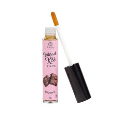 Блеск для губ с эффектом вибрации Secret Play Brownie Lip Gloss Vibrant Kiss