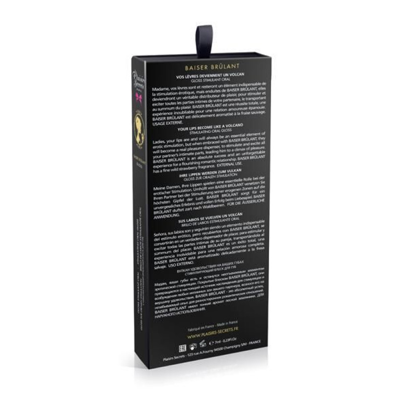 Стимулюючий блиск для губ Plaisirs Secrets Stimulating Oral Gloss Baiser Brulant 7 мл