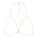 Ланцюжок портупея Bijoux Indiscrets Magnifique Bra Chain Золотий