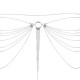Цепочка трусики или лиф Bijoux Indiscrets Magnifique Waist Chain Серебристая