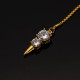 Украшения для клитора и половых губ UPKO Non-pierced Jewelry Snowman с горным хрусталем, золотистые