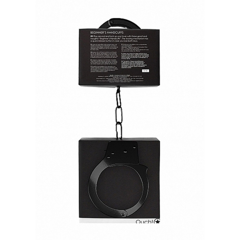Наручники Ouch! Beginner's Handcuffs Metal Black