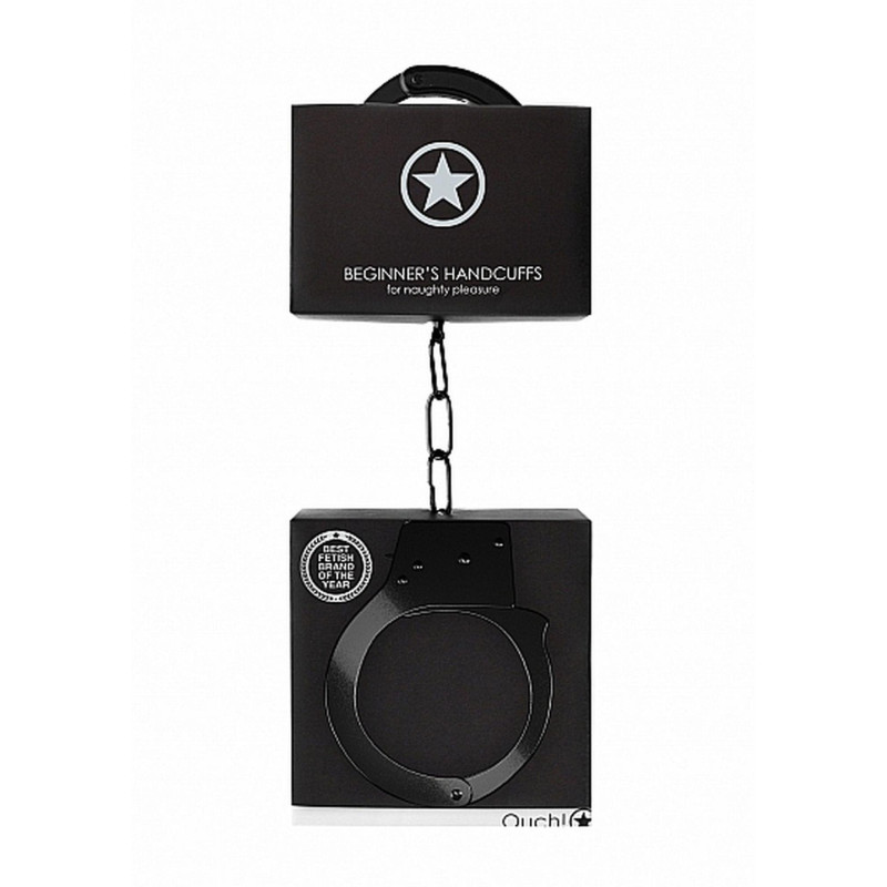 Наручники Ouch! Beginner's Handcuffs Metal Black