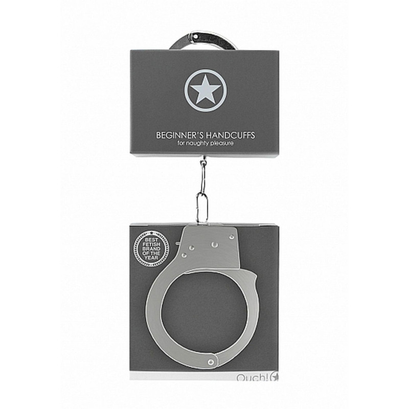 Наручники Ouch! Beginner's Handcuffs Metal Silver