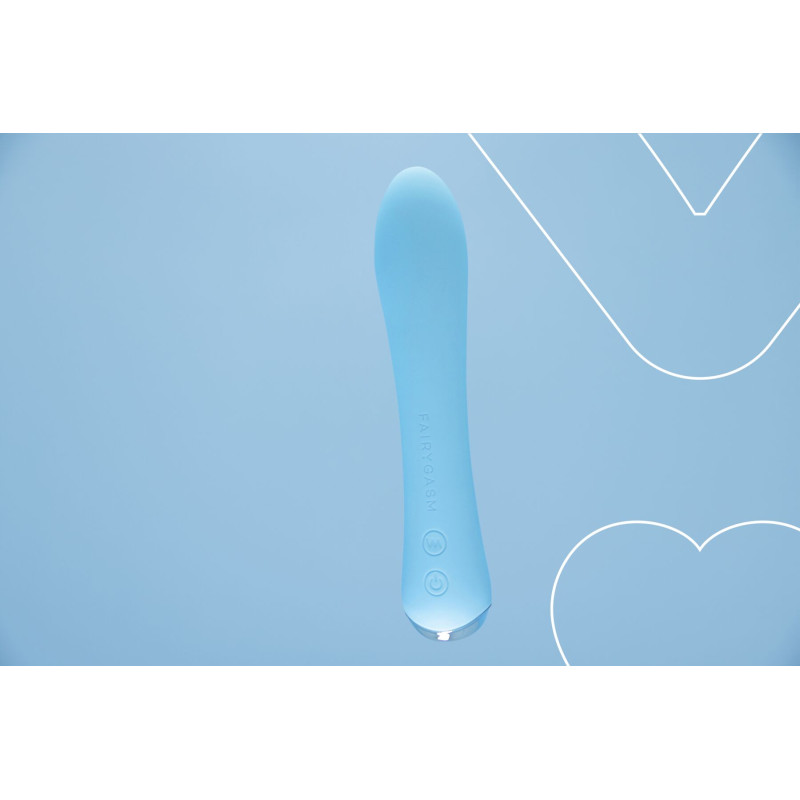 Вібратор з підігрівом FairyGasm WowGenie blue, підігрів до 42 °C
