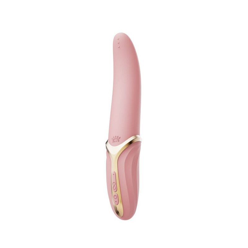 Вибратор Zalo – EVE Sakura Pink, вибрация + ротация, имитация язычка, подогрев до 39 °C