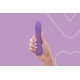 Вибратор с подогревом FairyGasm WowGenie violet, подогрев до 42 °C