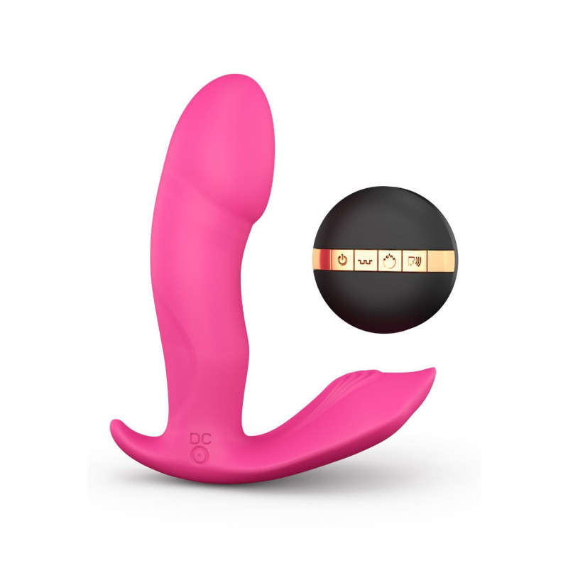 Вібратор Marc Dorcel Secret Clit з підігрівом та пультом ДУ