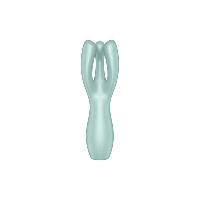 Кліторальний вібратор Satisfyer Threesome 3 Mint з трьома пальчиками