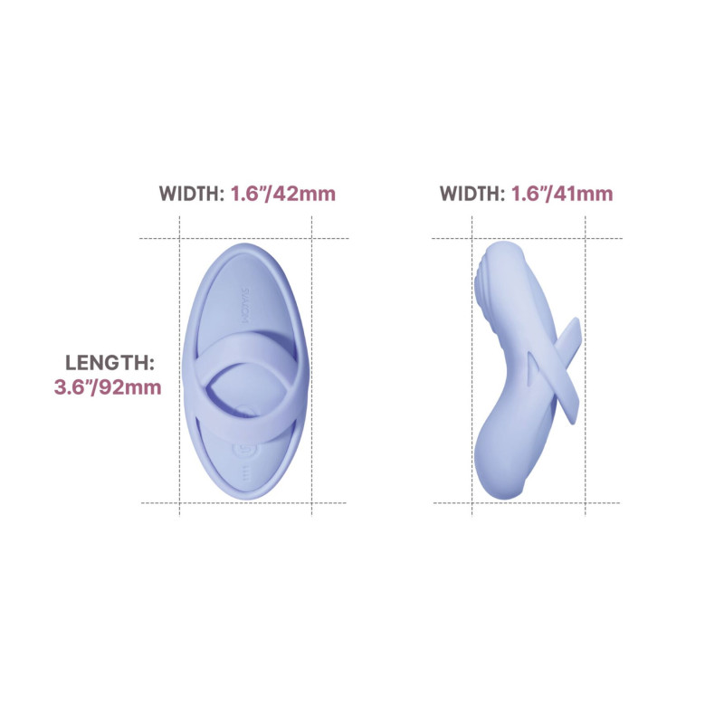 Кліторальний вібратор Svakom Echo 2 Sky Blue