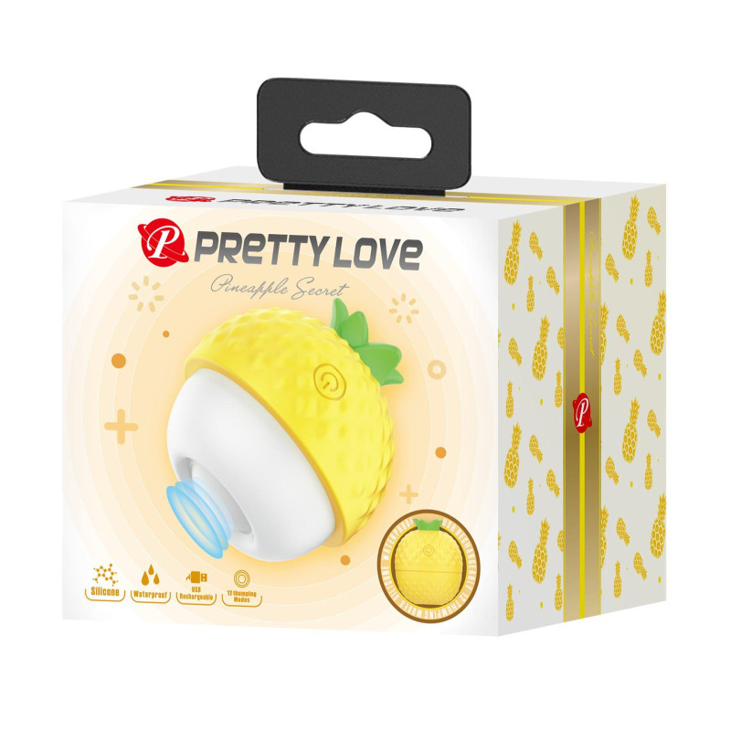 Кліторальний стимулятор Pretty Love Pineapple Secret Yellow