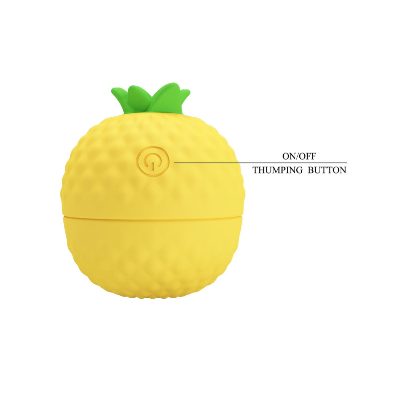 Кліторальний стимулятор Pretty Love Pineapple Secret Yellow