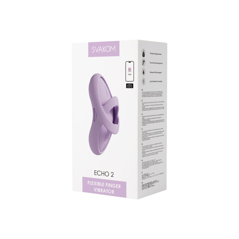 Кліторальний вібратор Svakom Echo 2 Pink Lilac