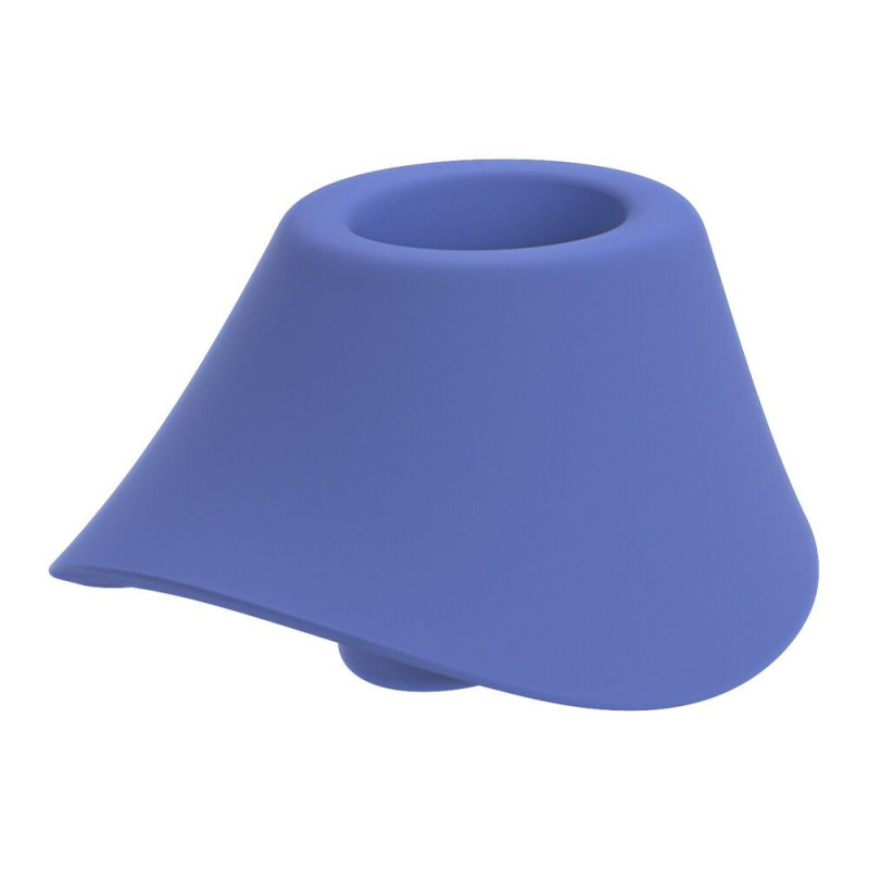 Вагінально-кліторальний стимулятор Womanizer Blend Vibrant Blue, вібрація + вакуум, 2 мотори