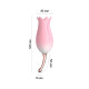 Ультразвуковой вибратор для клитора Otouch Bloom Ultrasonic Clitoris, 2 доп.