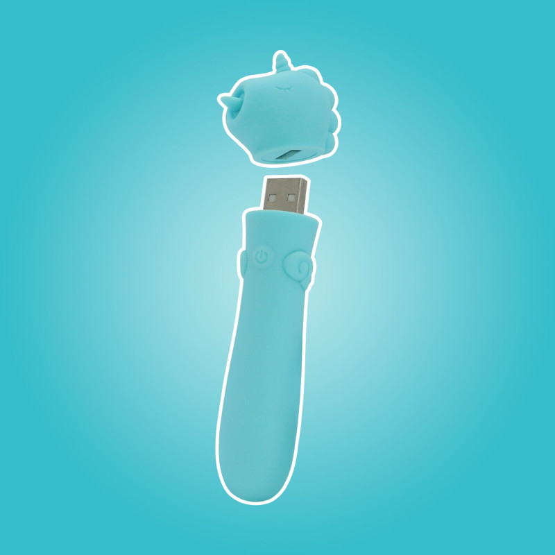 Вібратор-єдиноріжка Unihorn USB Bullet - Mount'n Peak, віброкуля, USB-зарядка