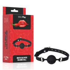 Кляп Erospace Wild Play Mouth Gag With Silicone Ball C14