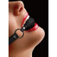 Кляп Ouch! Ball Gag With Leather Straps Black