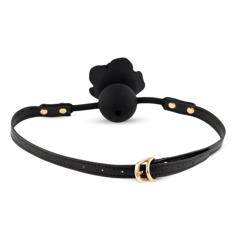 Кляп B - Series HeavyFun Black Rose Ball Gag