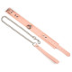 Нашийник із повідцем Liebe Seele Dark Candy Pink Collar with Leash