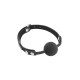 Класичний кляп із силіконовою кулькою Fetish Tentation Silicone Gag Ball Чорний