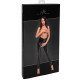 Лeггинсы Noir Handmade F304 Taboo, XL, black, под латекс, открытые ягодицы и промежность