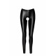 Лeггинсы Noir Handmade F304 Taboo, XL, black, под латекс, открытые ягодицы и промежность