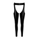 Леггинсы Noir Handmade F323 Rebel, XXL, black, под латекс, с открытыми бедрами и ягодицами