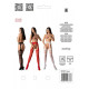 Эротические колготки-бодистокинг со шнуровкой на бедрах Passion S026 One Size, white, с доступом
