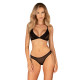 Комплект Obsessive Latinesa 2-pcs set XL/2XL, бюстгальтер и трусики