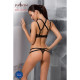 Комплект белья Passion HAGAR SET Черный S/M