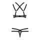Комплект белья Passion HAGAR SET Черный S/M