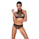 Білизна з відкритим доступом Passion MOONLIGHT SET black L/XL