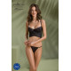 Комплект Passion KERRIA SET black, XXL/XXXL сетка+кружево, бюстье и стринги