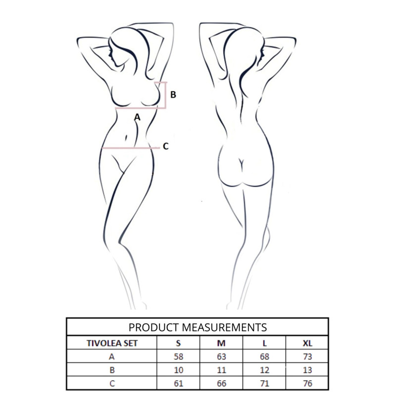 Комплект Passion TIVOLEA SET violet S