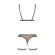 Эротический комплект нижнего белья Passion GABI SET beige L/XL