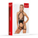 Комплект білизни SoftLine Set top and thong 11025 3XL Black