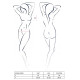Комплект белья Passion GIANA BIKINI XXL/XXXL Белый